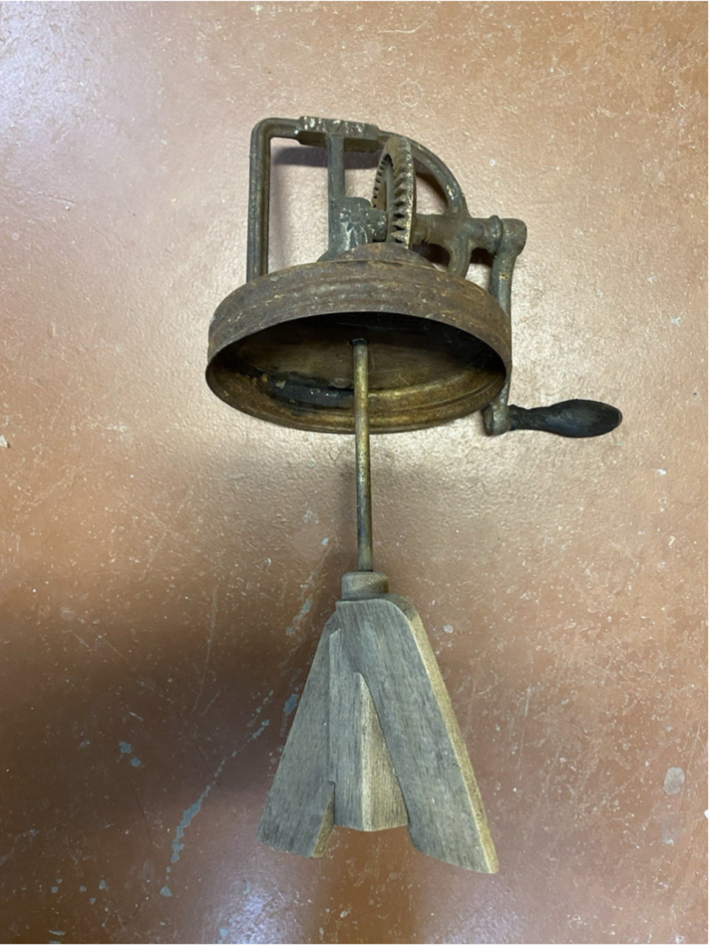 Antique Dazey Churn No 40 Butter Churn Hand Crank Top No Glass Jar